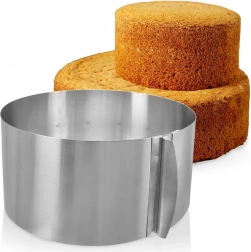 Inel reglabil din inox pentru tort 16–30 cm