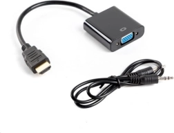 Adaptor HDMI la VGA cu ieșire audio