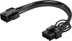 Cablu de alimentare 6 pini la 8 pini (6+2) PCI‑Express 15 cm