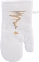 Mănușă de bucătărie din bumbac cu magnet, brăduț, 32,5 cm