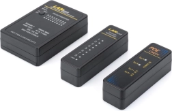 Tester pentru cabluri de rețea și comunicații RJ45/RJ12/RJ11/BNC cu scanare automată și PoE