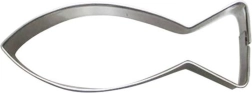 Formă de decupat pentru prăjituri pește 5–6 cm inox