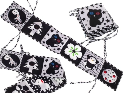 Carte senzomotorie contrastantă pentru copii