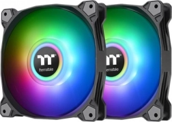 Ventilator Thermaltake Pure Duo 12 ARGB Sync Radiator - 2 pachete negru