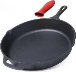 tigaie din fontă cu mâner din silicon CAST LINE 30 cm