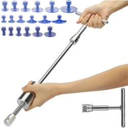 set pentru repararea îndoiturilor caroseriei cu ciocan culisant și adaptoare PDR