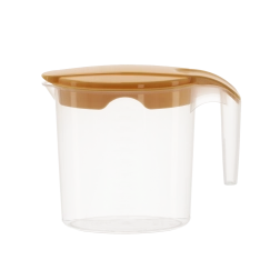 Cană de plastic cu capac și gradație 1 l - 1 bucată
