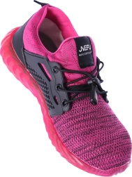 Pantofi de protecție ultraușori S1P – Roz