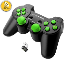 Controler wireless Esperanza EGG108G (negru-verde)