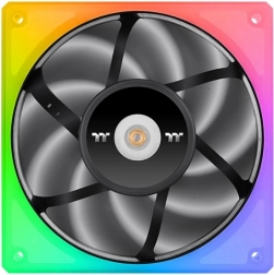 Ventilatoare Thermaltake ToughFan RGB 120 mm, set 3 bucăți, negre