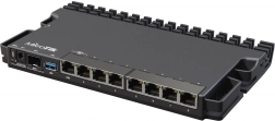Router xDSL cu 10× GbE și PoE RB5009UG+S+IN