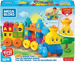 Mega Bloks tren muzical cu litere