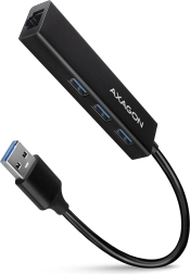 Hub USB cu mai multe porturi AXAGON HMA-GL3A 4în1, 5Gbps
