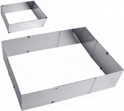 Formă de copt din oțel reglabilă 24–46 × 20–38 cm