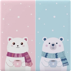 Capac decorativ pentru întrerupător tactil SONOFF T5 1C – Desene animate