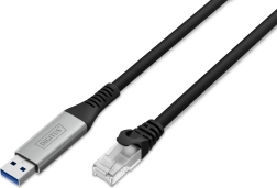 Adaptor USB-A la RJ45 Cat 6A S/FTP, 1 Gbit/s, USB 3.2 Gen 1, LSZH, 2 m