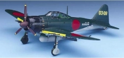 Model avion de vânătoare Mitsubishi A6M5c Zero la scară 1:72