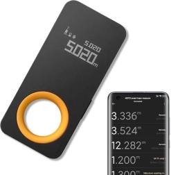 Telemetru laser inteligent Hoto cu Bluetooth și ecran OLED 30 m
