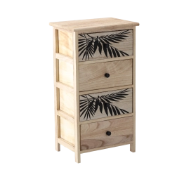 Comodă ZOFIA cu 4 sertare 40 × 29 × 73 cm