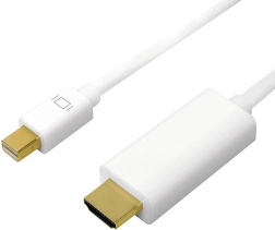 Cablu Mini DisplayPort la HDMI 4K alb
