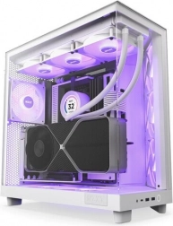 carcasa pentru calculator NZXT H6 Flow RGB, albă