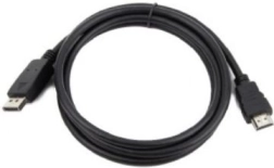 Cablu DisplayPort la HDMI negru 5m