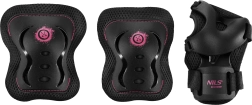 Set de apărători pentru patine și trotinetă NILS Extreme H320 Fly roz – XL