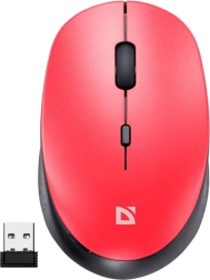 Mouse wireless silențios Defender Auris MB-027 – Roșu
