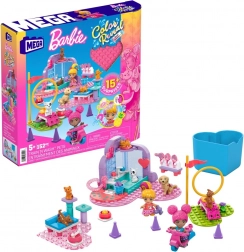 Set de construcție MEGA Barbie Color Reveal - Antrenament și îngrijire a animalelor