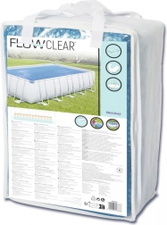 Prelată solară 703 × 366 cm pentru piscine cu cadru BESTWAY