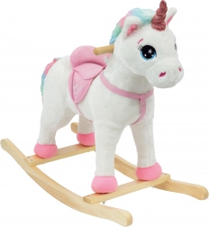 Cal balansoar - unicorn cu efecte sonore 71x30x57 cm