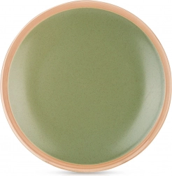 Farfurie plată din ceramică verde Arthena Green 27 cm