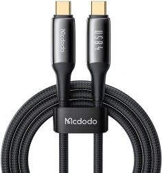 Cablu Mcdodo USB-C la USB-C, 240W, 1,2m (negru)