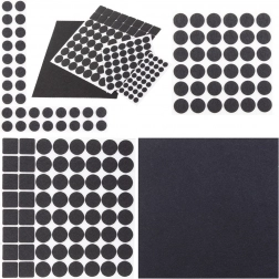 Set de suporți din fetru pentru mobilier, 133 bucăți