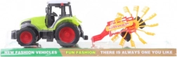 Tractor din plastic cu întorcător de fân pentru copii