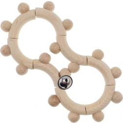 Zornăitoare din lemn cu clopoțel