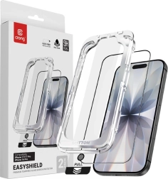 Sticlă securizată EasyShield 2‑Pack pentru iPhone 17 / iPhone 17 Pro / iPhone 16 Pro (2 buc)