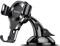 Suport auto gravitațional pentru telefon BASEUS Osculum, negru