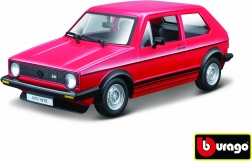 Model auto Bburago Volkswagen Golf MK1 GTI roșu 1:24