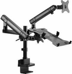 Suport ajustabil pentru monitor și notebook pentru birou