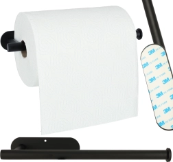 suport negru pentru prosoape de hârtie