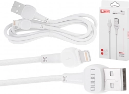 L-BRNO cablu Lightning încărcare rapidă USB-A alb