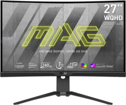 Monitor 27″ MAG 275CQRXF QHD curbat 240 Hz negru