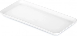 Tavă de servire dreptunghiulară albă 29,5 × 15 cm
