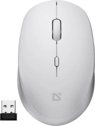 Mouse fără fir Auris Silent Click MB-027 alb