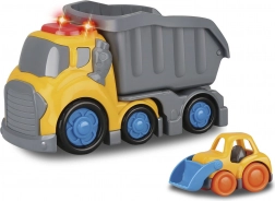 Kiddy autobasculantă cu efecte 19,5 cm și buldozer 8 cm