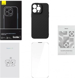 Carcasă magnetică Baseus pentru iPhone 14 Pro negru