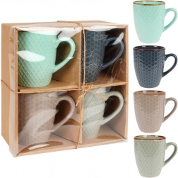 Set de căni din ceramică 270 ml, 4 buc.