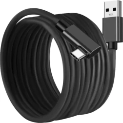 Cablu USB-A 2.0 la USB-C 5 m cu unghi drept IZOXIS