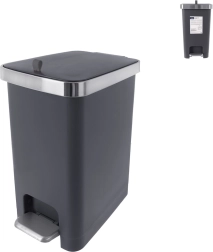 Coș de gunoi cu pedală Orion Premier 15 l, gri